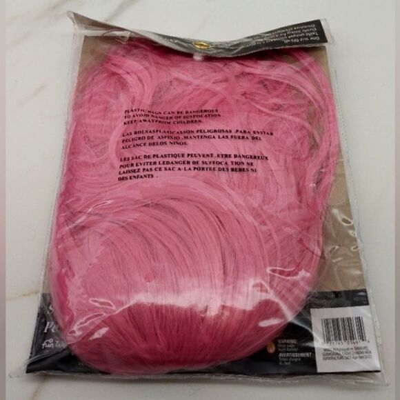 Free Barbie Pink Wig Hair Kids Girls Women Drag New! - Picture 3 of 5